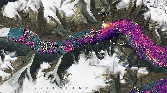 Satélite da Nasa divulga detalhes inéditos do tsunami que fez a Terra vibrar por nove dias | NASA Earth Observatory