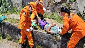 Vítima foi socorrida ao HGE | Foto: Ascom Bombeiros