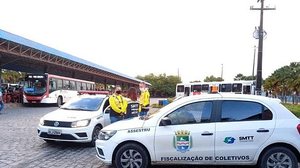 Imagem Covid-19: SMTT segue fiscalizando o transporte público