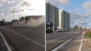 Imagem Moradores bloqueiam Avenida Assis Chateaubriand em protesto após aumento na tarifa de energia