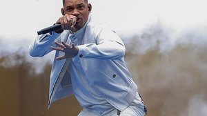 Will Smith durante cerimonia de encerramento da Copa do Mundo 2018, no Estádio Luzhniki, em Moscou, Rússia | Fotoarena / Folhapress