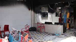 Incêndio em instituição que acolhe crianças e jovens em vulnerabilidade no Lar Paulo de Tarso, no Ipsep, na Zona Sul do Recife, na madrugada da sexta (14) | Priscilla Buhr / Divulgação / MPPE