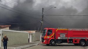 Fogo consome residências no Inocoop | TV Pajuçara / Bruno Protásio