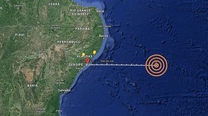 Pesquisa aponta que origem do petróleo está a cerca de 700 km da costa entre Sergipe e Alagoas | Google Maps / TNH1