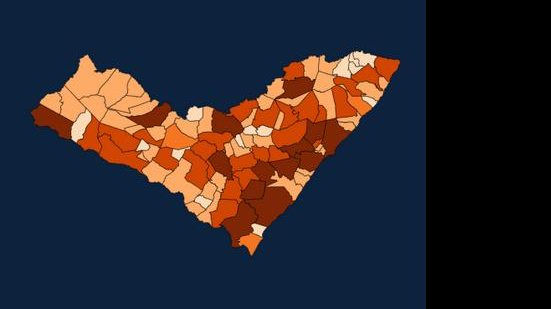 Imagem Veja as cidades alagoanas com maior incidência de Covid-19