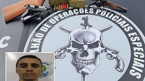 Imagem Líder de facção que estava escondido em povoado de AL é morto após trocar tiros com a polícia