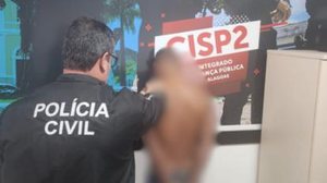 Preso em Pilar suspeito de homicídio foragido da Justiça de Pernambuco | Foto: Cortesia / Ascom PC