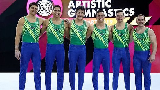 Seleção masculina de ginástica artística garante vaga em Tóquio 2020 | Divulgação/ CBG