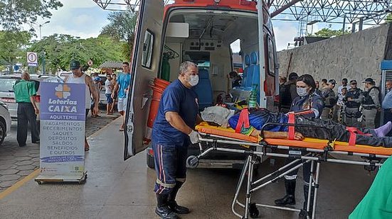 Homem foi baleado no terminal rodoviário | Reprodução