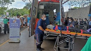 Homem foi baleado no terminal rodoviário | Reprodução