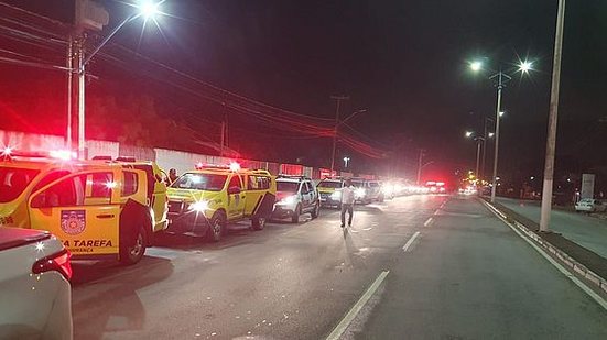 Imagem de arquivo feita pela SSP em operação no Litoral Norte | SSP-AL