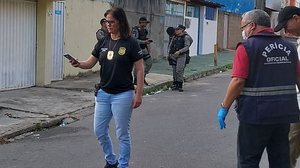 Delegada Rebecca Cordeiro esteve no local do crime e fez os primeiros levantamentos | Ascom PC-AL