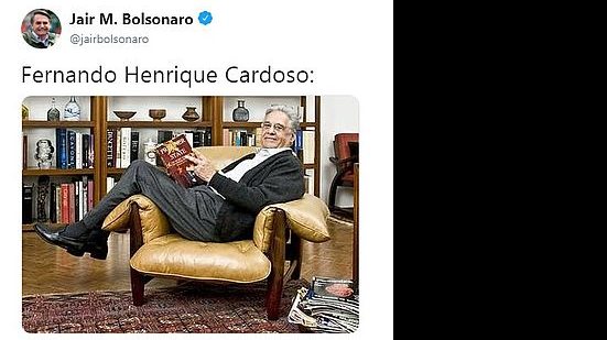 Postagem de Bolsonaro no dia 4 | Reprodução / Twitter