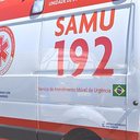 Vítima foi socorrida por uma equipe do Samu e conduzida ao HGE - Divulgação / Samu