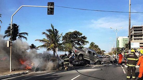 Acidente deixou um morto e vários feridos | Cortesia ao TNH1