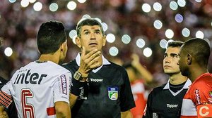 Marcelo de Lima Henrique apitou CRB x São Paulo na Copa do Brasil 2018 | Pei Fon / TNH1