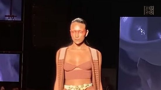 Imagem Modelo alagoana é destaque no São Paulo Fashion Week