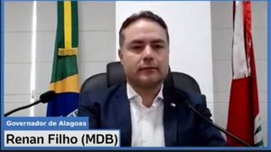 Imagem Renan Filho: 'não há possibilidade de vencer os impactos econômicos antes da questão sanitária'