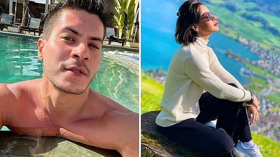 Imagem Arthur Aguiar troca acusações com Maíra Cardi após filha dizer que cozinheiro tem 'celular de pobre'