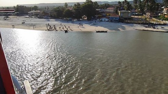 Imagens aéreas das buscas na Barra Nova | Corpo de Bombeiros