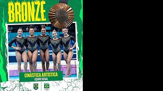 Equipe de ginástica é bronze em Paris | Time Brasil