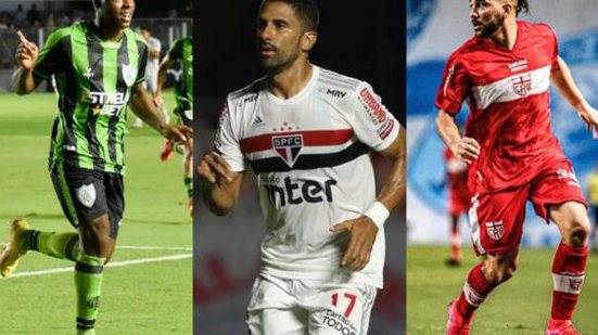 Tereza Horta/América, Rubens Chiri/São Paulo e Lucas Almeidas/CRB