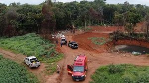 Operação no MT busca corpos de vítimas do "Tribunal do Crime" | Foto: Reprodução / Polícia Civil / Mato Grosso