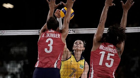 2024.08.08 - Jogos Olímpicos Paris 2024 - Vôlei feminino - Brasil enfrenta os EUA na semifinal olímpica | Alexandre Loureiro / COB