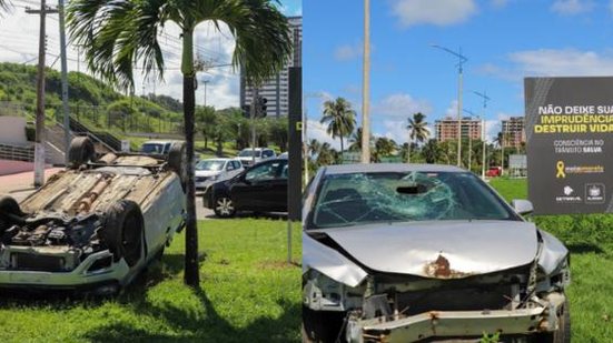 Imagem Você viu esses "acidentes" em Maceió? Campanha do Detran pegou população de surpresa