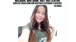 Imagem Vídeo: adolescente com síndrome rara desaparece e família pede ajuda