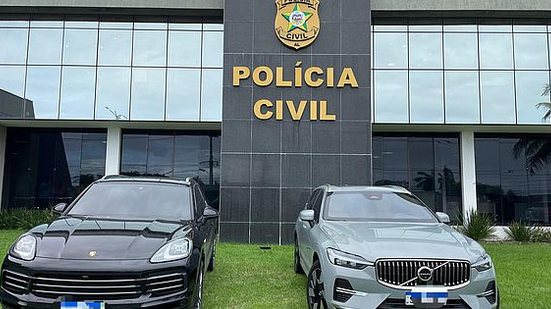 Os nomes dos influenciadores não foram divulgados | Crédito: Polícia Civil / Divulgação