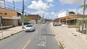 O acidente aconteceu na Avenida Governador Lamenha Filho | Reprodução Google Maps