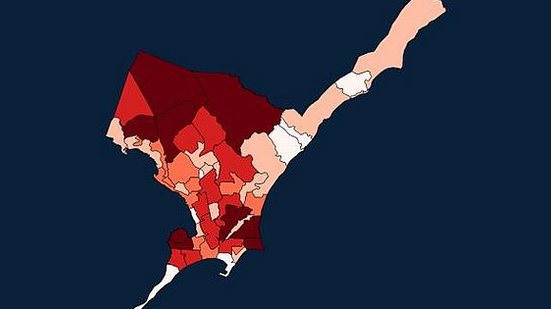 Imagem Bairro na parte alta de Maceió lidera número de mortes por Covid-19 na capital