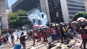 Pancadaria encerra megabloco da Ludmilla no Rio de Janeiro | Reprodução / Globonews