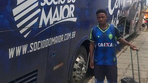 Atacante Ramon Siqueira já treina com o elenco marujo | Bruno Reis / Ascom CSA