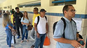 Imagem Maior colégio eleitoral de AL, Cepa inicia votação com grande fluxo de eleitores