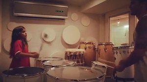 Marcelo e o pai arrasando na percussão | Instagram