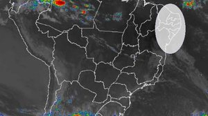 Imagem Climatempo: Intensidade da chuva diminui no Nordeste nesta segunda-feira, 10