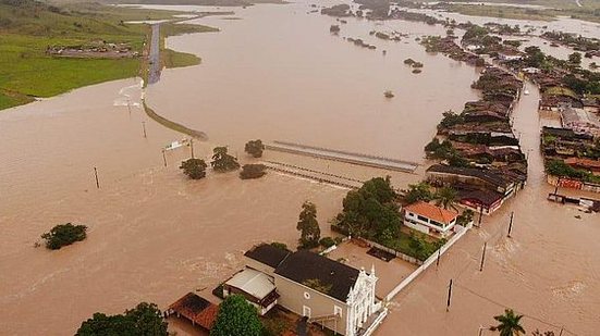 Imagem Murici: imagens mostram cidade inundada