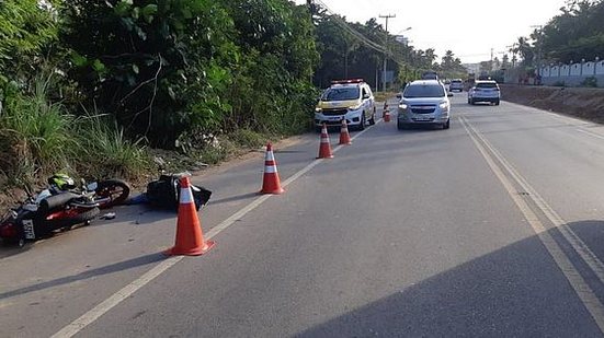 Imagem Motociclista morre em acidente com caminhão na AL 101 Norte, em Jacarecica