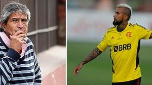 Erasmo, pai de Vidal, jogador do Flamengo | Reprodução / Gilvan de Souza / Flamengo