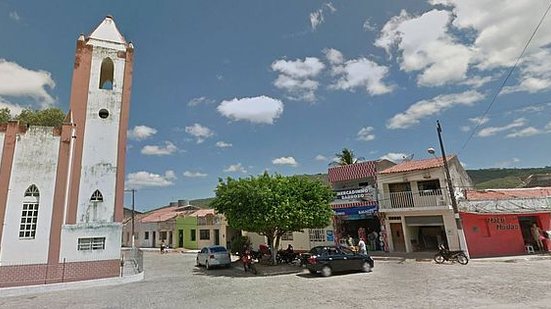 Centro de Pariconha, no Sertã ode Alagoas | Reprodução / Google