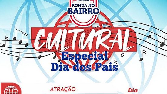 Imagem Ronda no Bairro celebra Dia dos Pais com live especial nesta sexta-feira