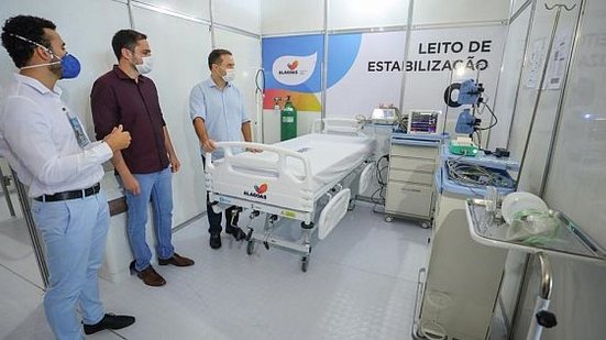 Inaugurado em 22 de maio, Hospital de Campanha Dr Celso Tavares contou com leitos de estabilização | Márcio Ferreira / Arquivo Agência Alagoas