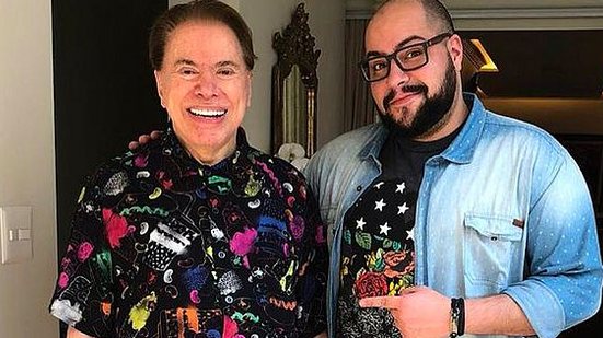 Silvio Santos e o neto O ator Tiago Abravanel | Reprodução / Instagram