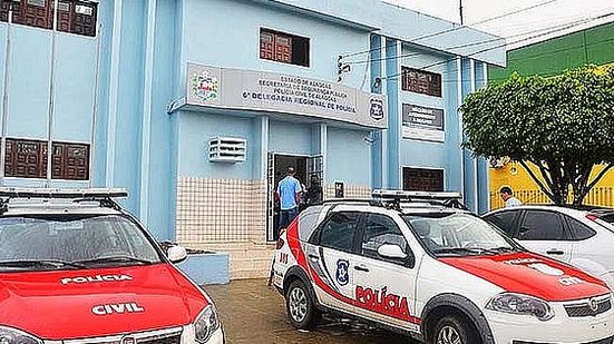 Suspeito de violência doméstico foi levado para a delegacia de São Miguel dos Campos | Ascom PC