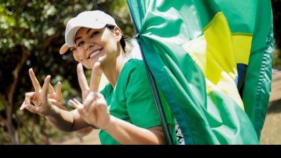 Michele Bolsonaro é presidente do PL Mulher | Foto: Reprodução / Twitter