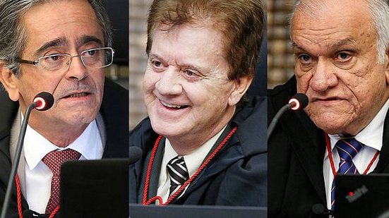 Fábio Bittencourt (corregedor eleito), Klever Loureiro (presidente eleito) e José Carlos Malta (vice-presidente eleito) | Divulgação / TJ-AL