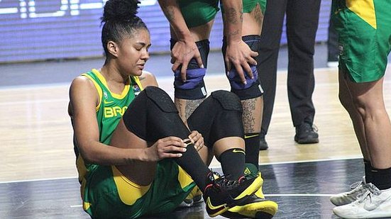 A ala/pivô Damiris Dantas, destaque da seleção, na derrota para Porto Rico | Thierry Gozzer/CBB