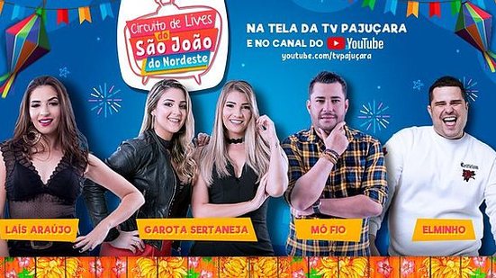 Imagem 'Circuito Live São João do Nordeste': mais um programa imperdível vai ao ar neste sábado na TV Pajuçara